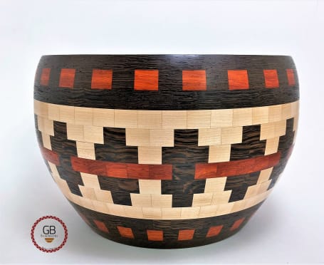 Hand turned wooden bowls